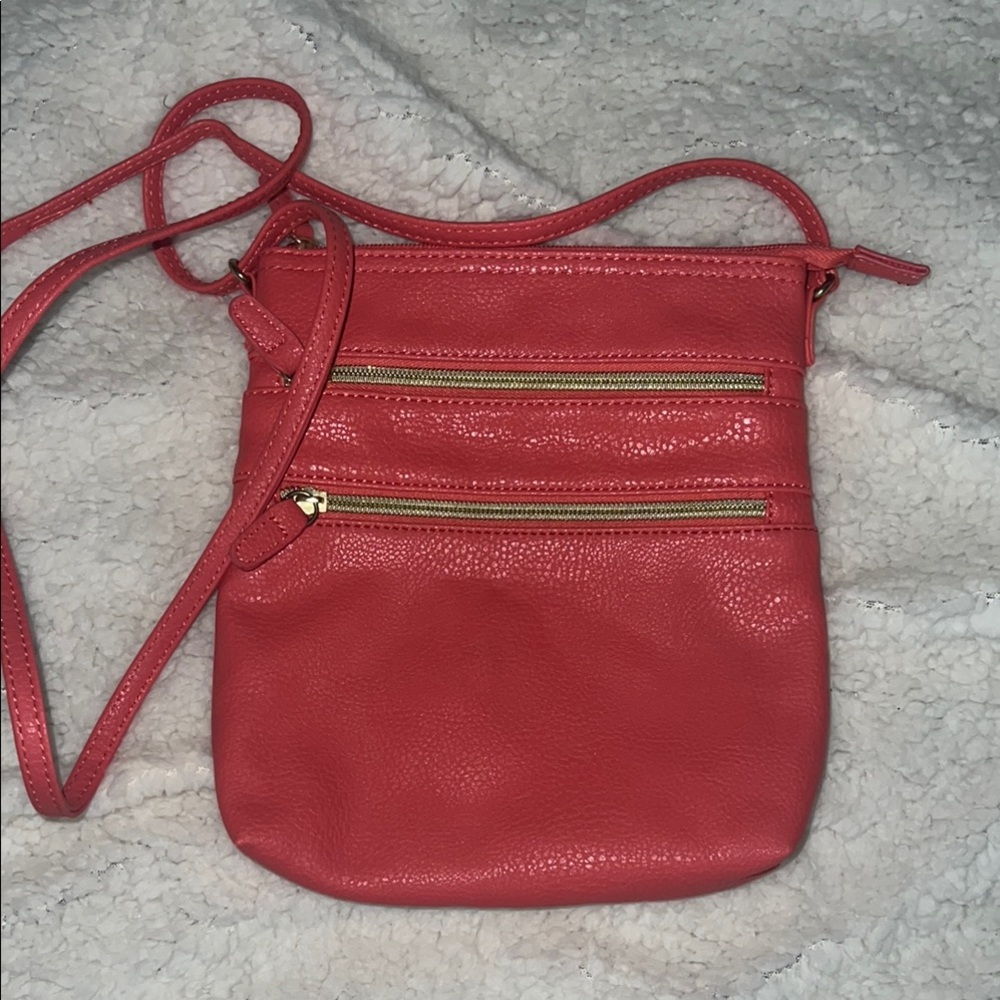 Stylish Coral Crossbody Bag